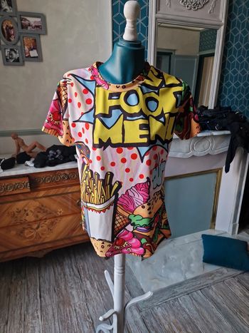 T-shirt original coloré  bandd animee