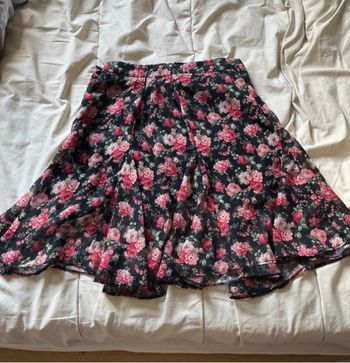 Jupe à motif fleur