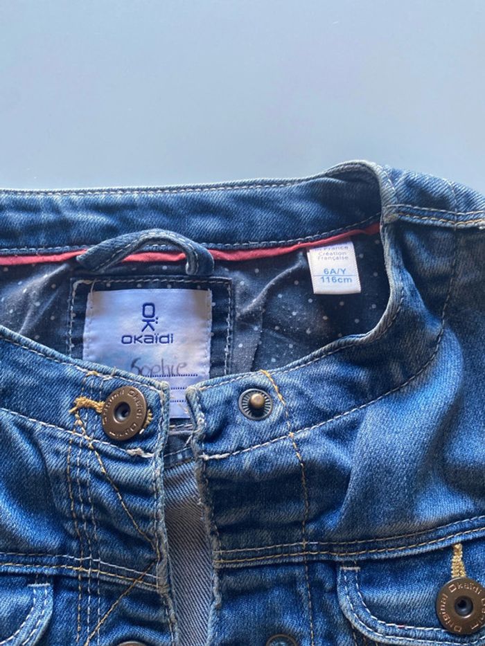 Veste en jeans taille 6 ans - photo numéro 3