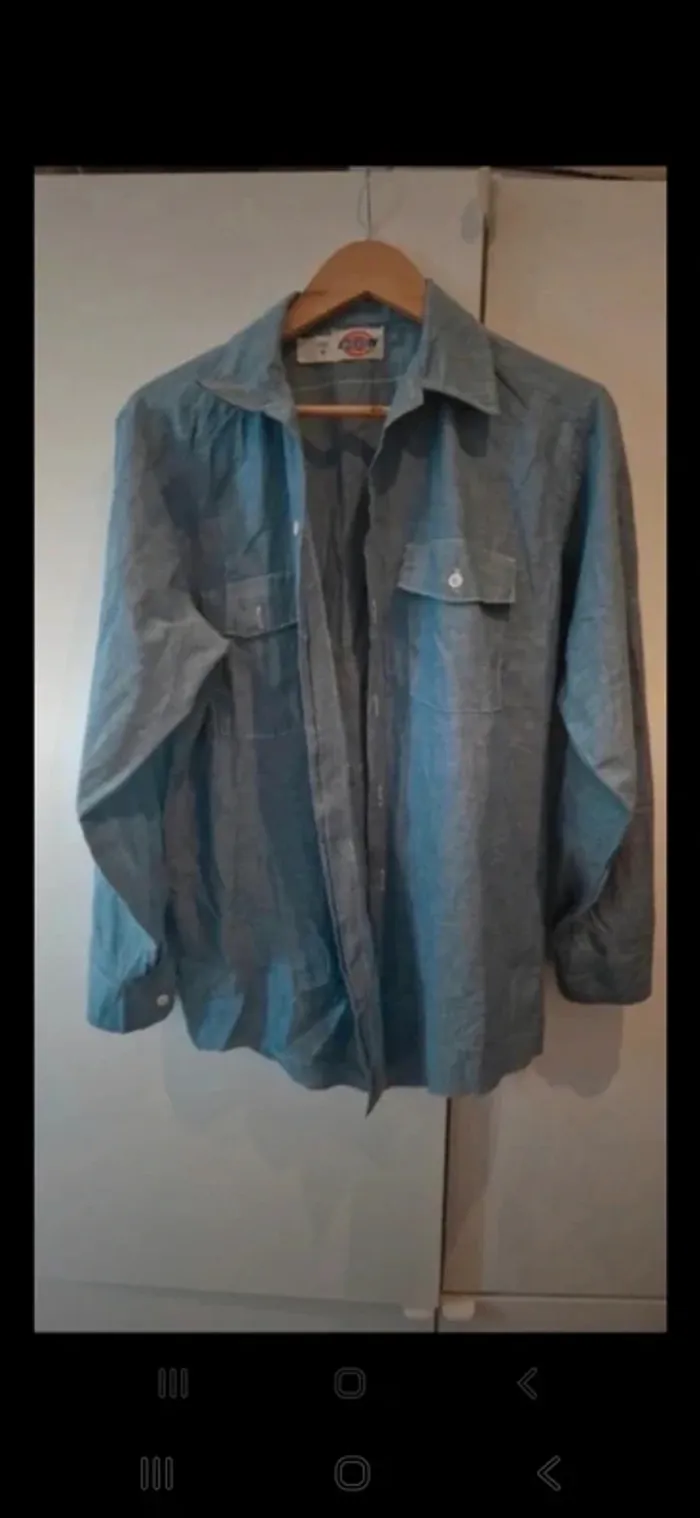 Belle Chemise femme taille m dickies bleu bon etat