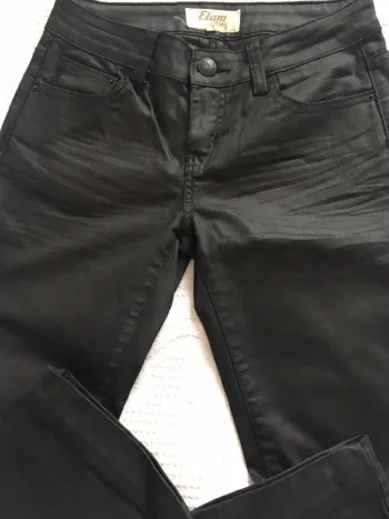 Pantalon noir huilé Etam