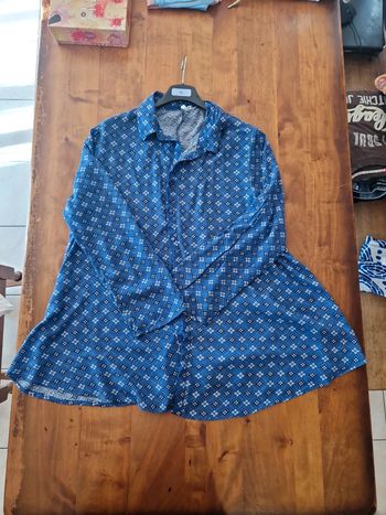 Chemise motif fleurs