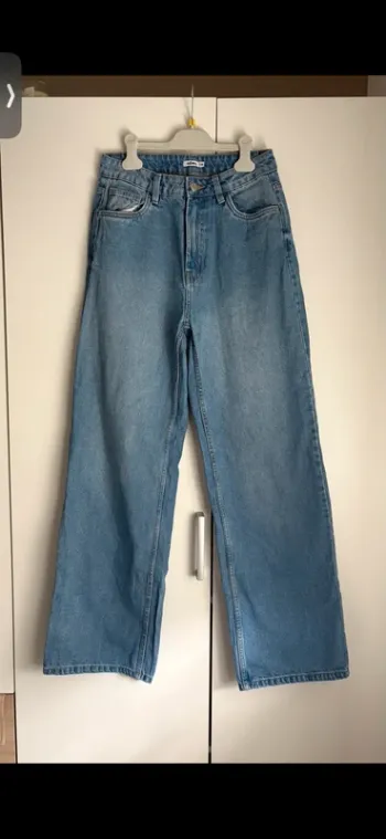 Jean mom large évasé bleu taille M femme gémo