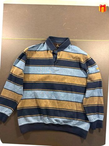Pull Vintage Y2K Ethnic blue Taille XL
