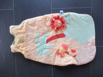 Gigoteuse / turbulette Girafe Lion Moulin Roty mixte 0 - 6 mois (fille / garçon) Savane