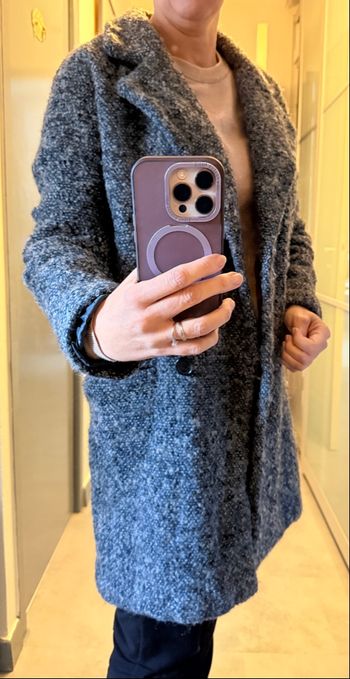 Manteau en laine 40 Soft Grey