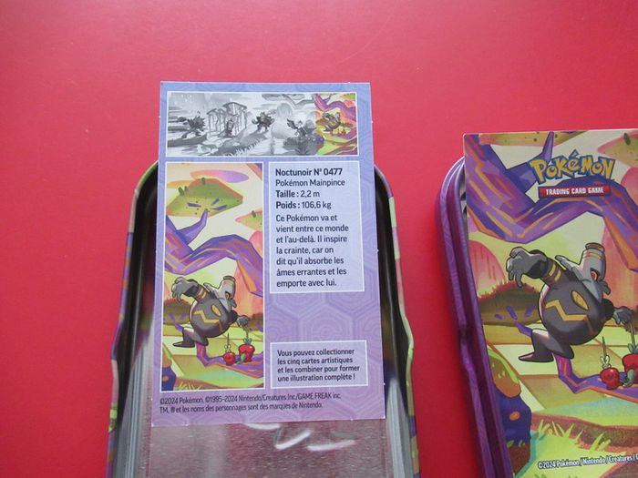Mini tins Ecarlate et Violet Fable Nébuleuse Boîte Noctunoir - photo numéro 3