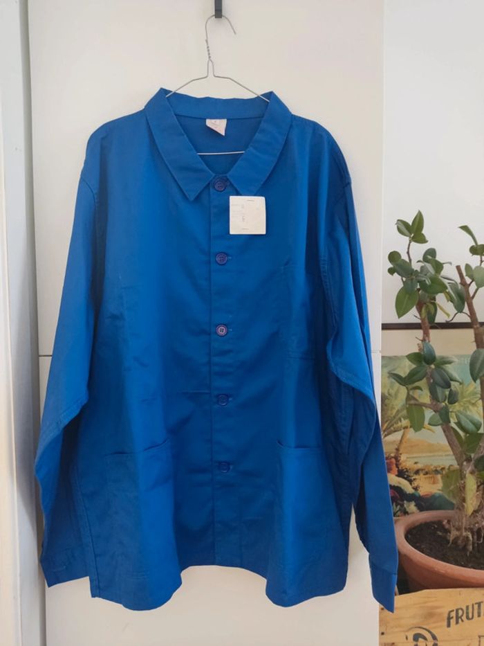 Veste bleu de travail - photo numéro 2