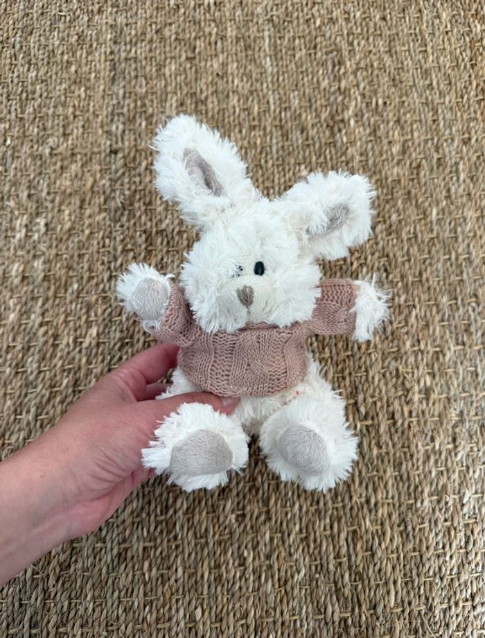 Peluche lapin blanc 🐰