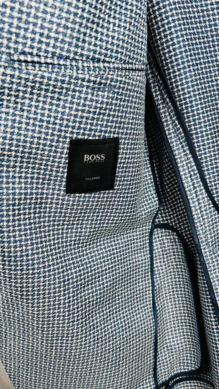 Blazer Boss Tailored – Lin, Laine et Soie, Regular, Taille 50 FR - photo numéro 7