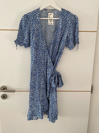 Robe bleue fleurie 34 Pimkie