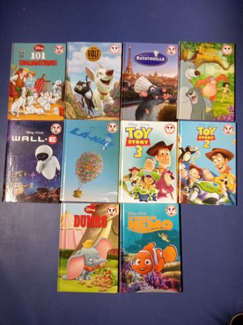 Livres dysney, différents titres