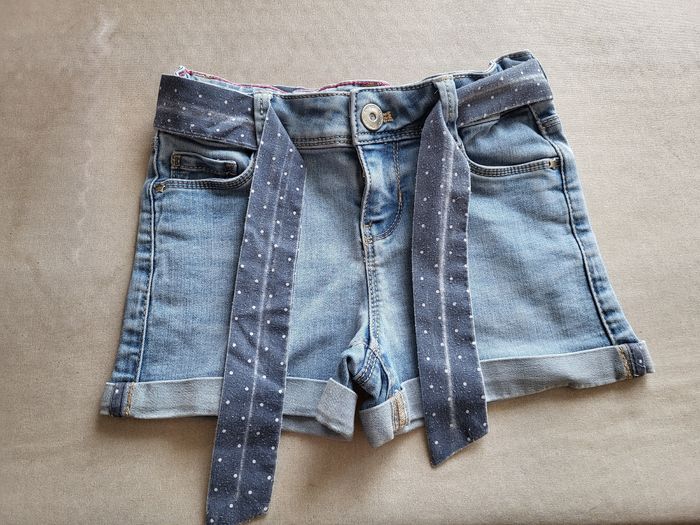 Short en jeans