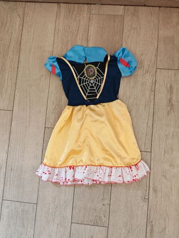 Robe de Blanche-Neige version halloween 4/6 ans