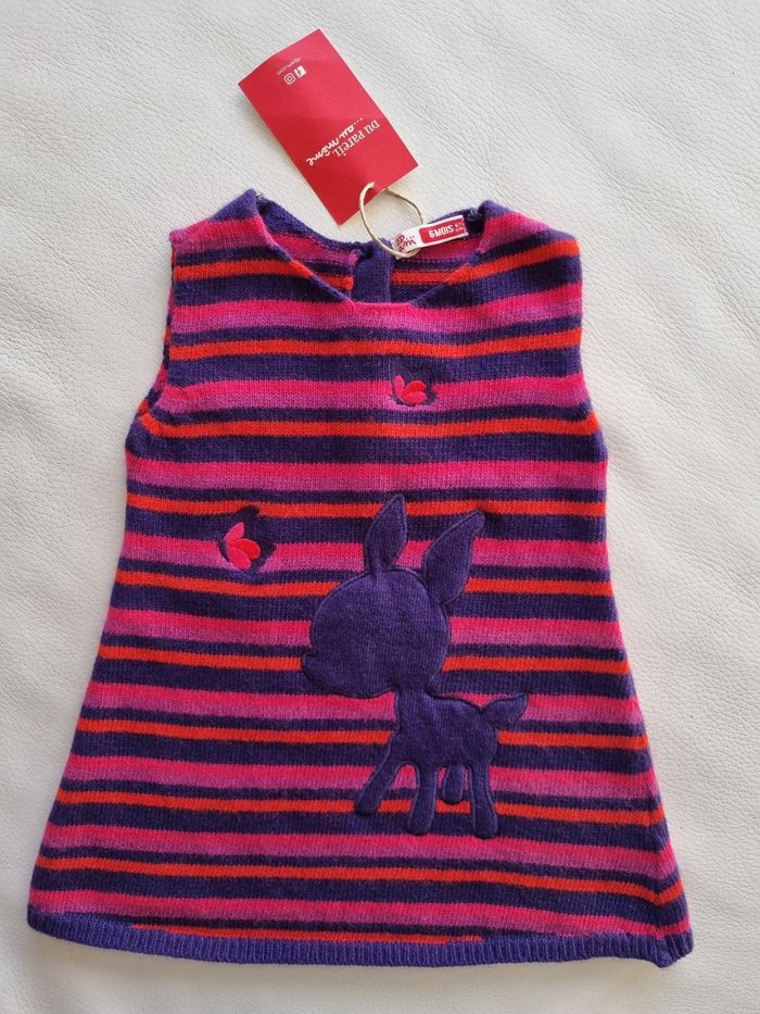 Robe pull neuve Taille 6 mois
