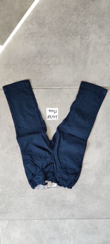 Pantalon chino bleu bébé garçon 12/18 mois