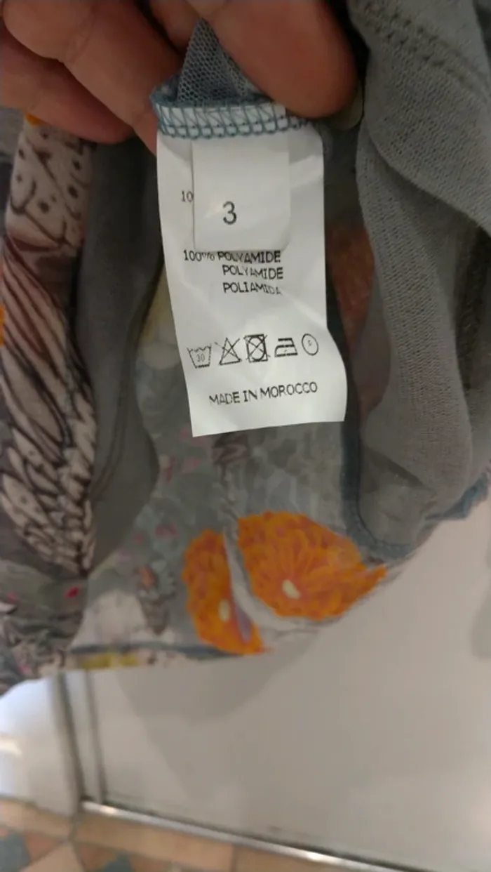 T-shirt manches 3/4 - photo numéro 4