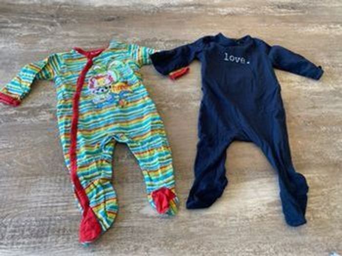 Lot pyjamas 3 mois bébé unisexe garçon ou fille - photo numéro 8