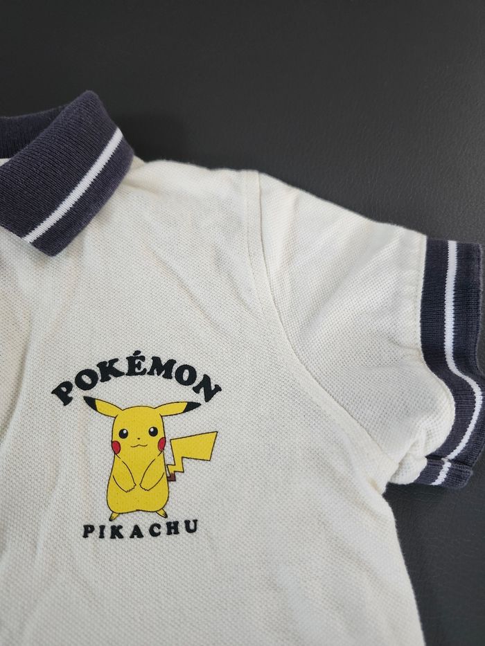 Polo t-shirt garçon pokemon pikachu 4 ans - photo numéro 5