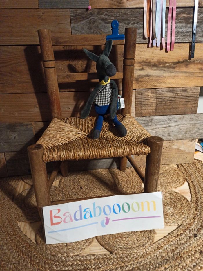 Doudou hochet âne Moulin roty pomme des bois tbe