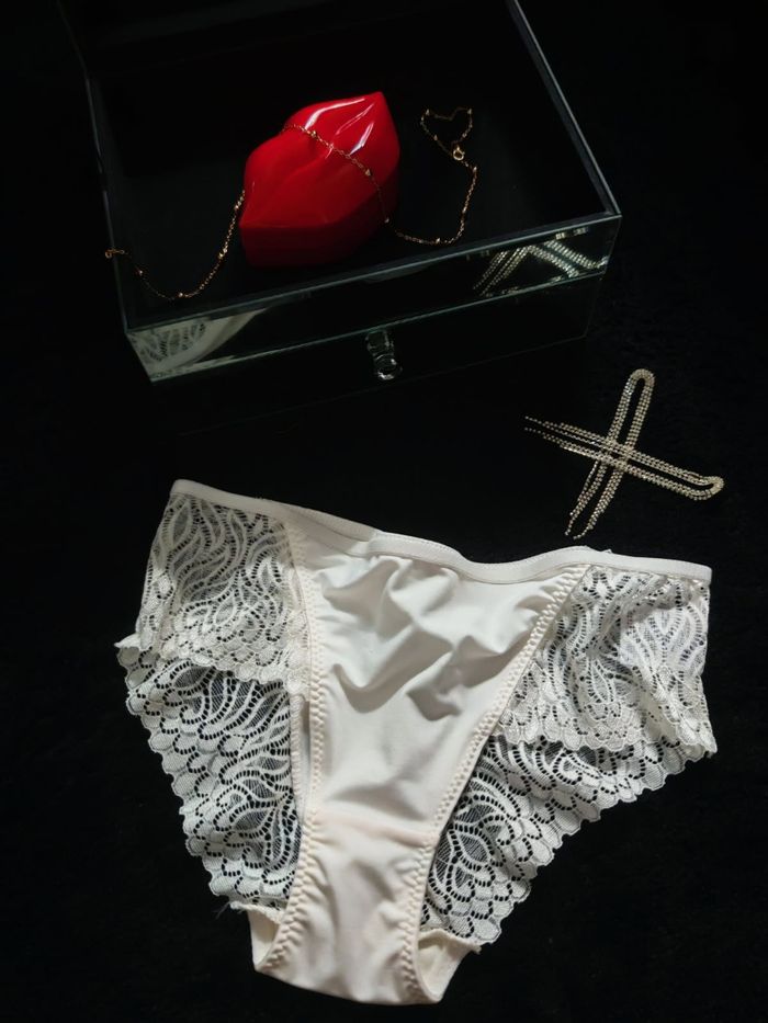 Culotte dentelle portée