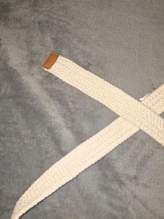 Ceinture beige coton 130 cm - photo numéro 4