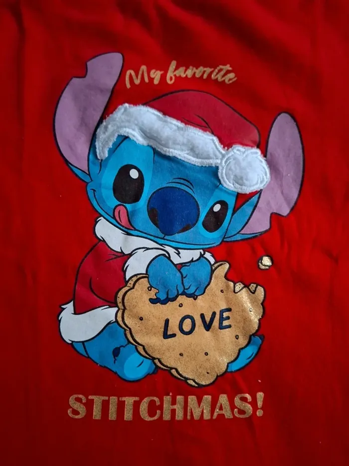 T shirt Stitch Noël Disney 12 ans Gémo - photo numéro 2