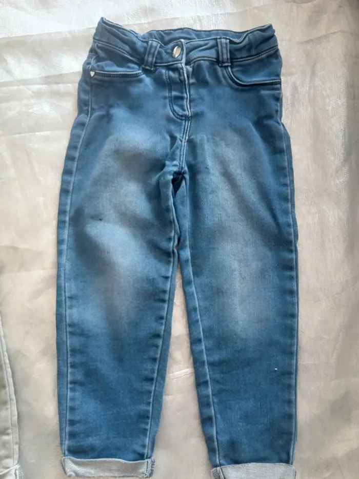 Lot de 2 jeans souple 36 mois - photo numéro 4