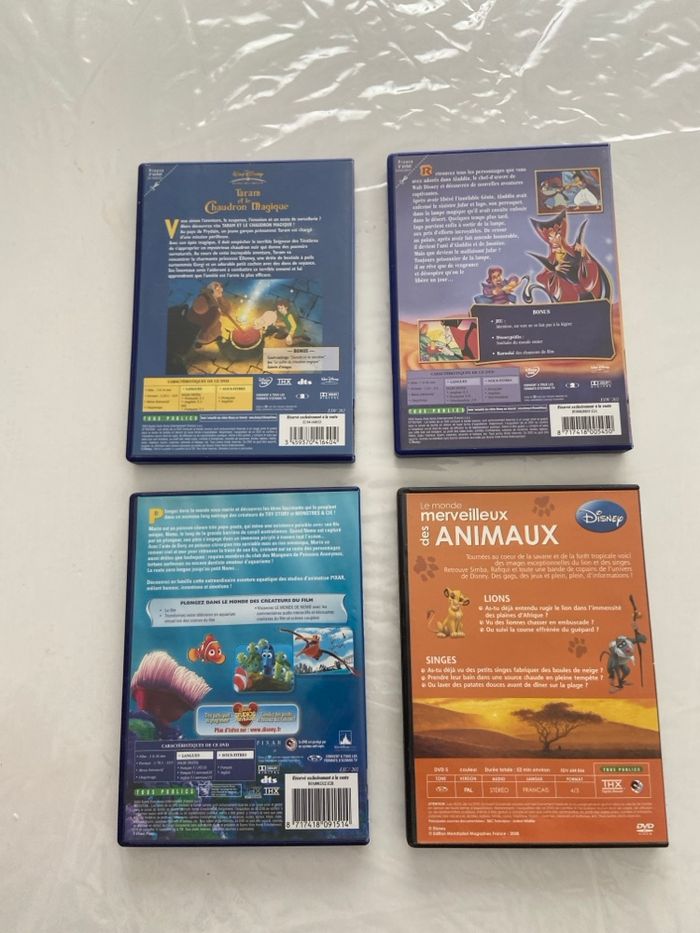 Lot 4 DVD Disney & Pixar - Classiques - photo numéro 2
