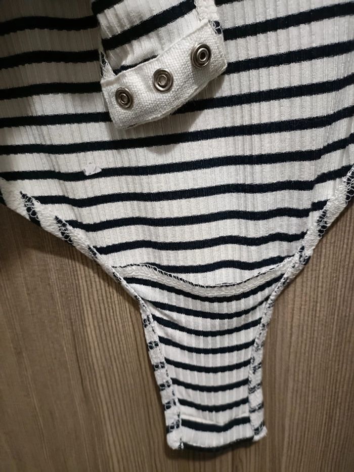 Body a rayures Kiabi taille L - photo numéro 3
