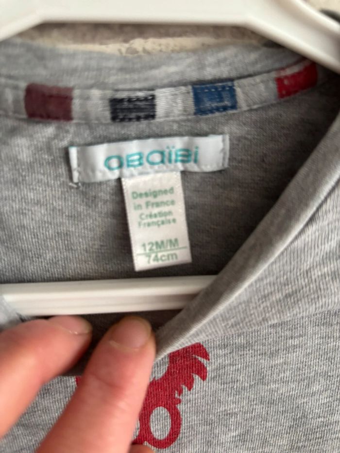 Tee shirt obaibi taille 12 mois - photo numéro 2