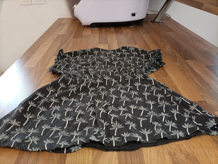 Robe grise blanche 4 ans Kiabi - photo numéro 6