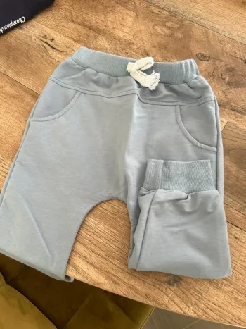 Pantalon confortable bleu 2-3 ans