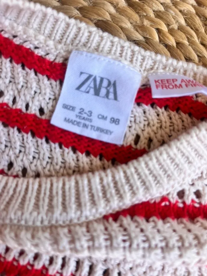 Ensemble maille crochet Zara 3 ans - photo numéro 2
