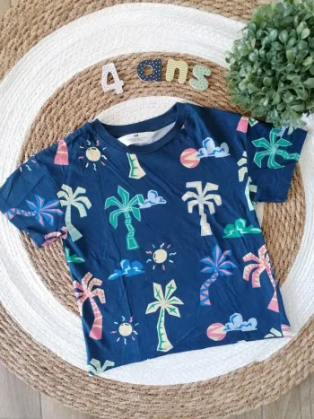 Tee-shirt manches courtes à motifs - H&M - 98/104