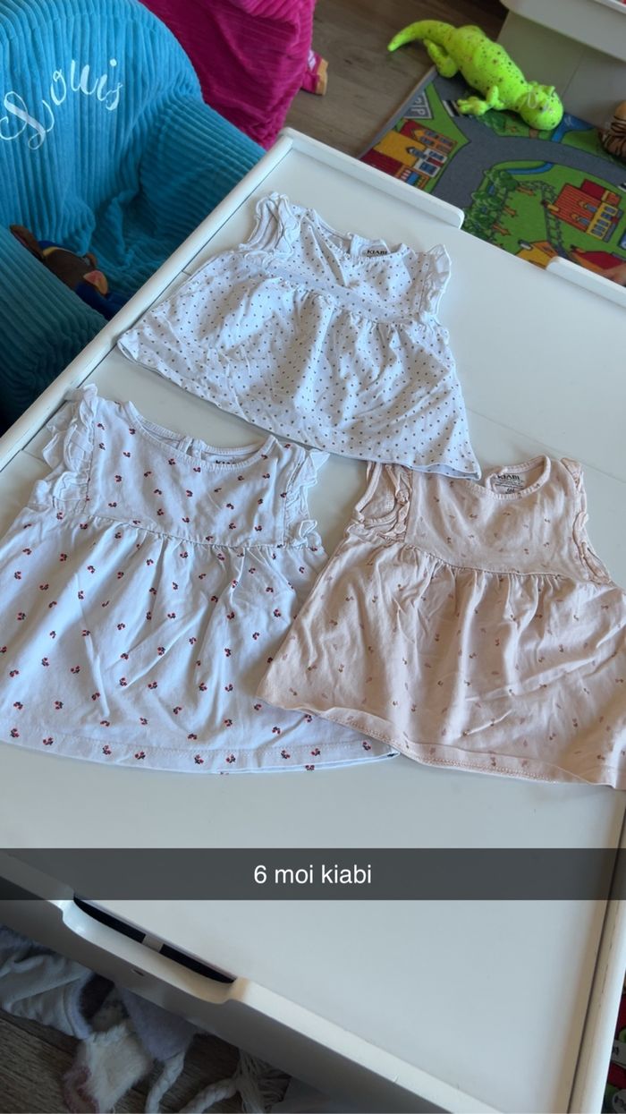 Lot de 3 haut fille