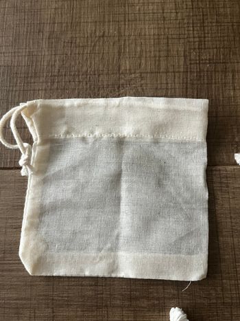 Sachets à thé tissu bio