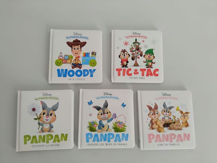 Mes Premières Histoires DISNEY Lot 5 Livres Panpan Woody Tic et Tac 📚