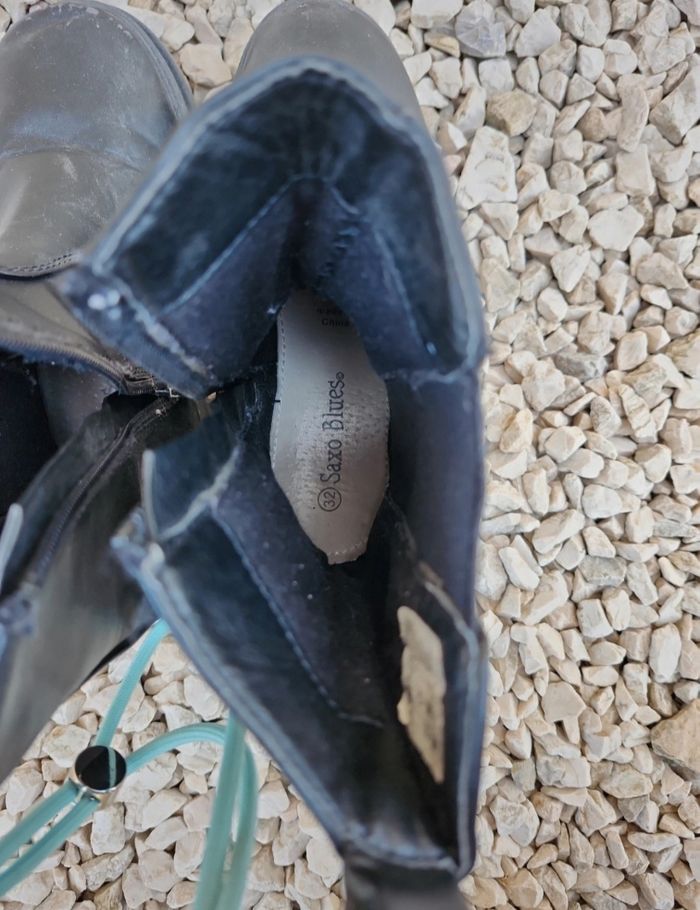 Paire de bottines Saxo Blues pointure 32 - photo numéro 4