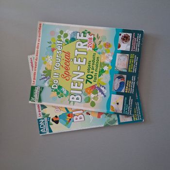 Lot 2 revues Bien-être de L'ADN (L'atelier des Nanas) - Les essentiels n.4 et 6