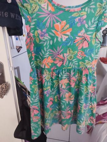 #kytie6ansfille Robe manche courte taille 6 la 7 ans