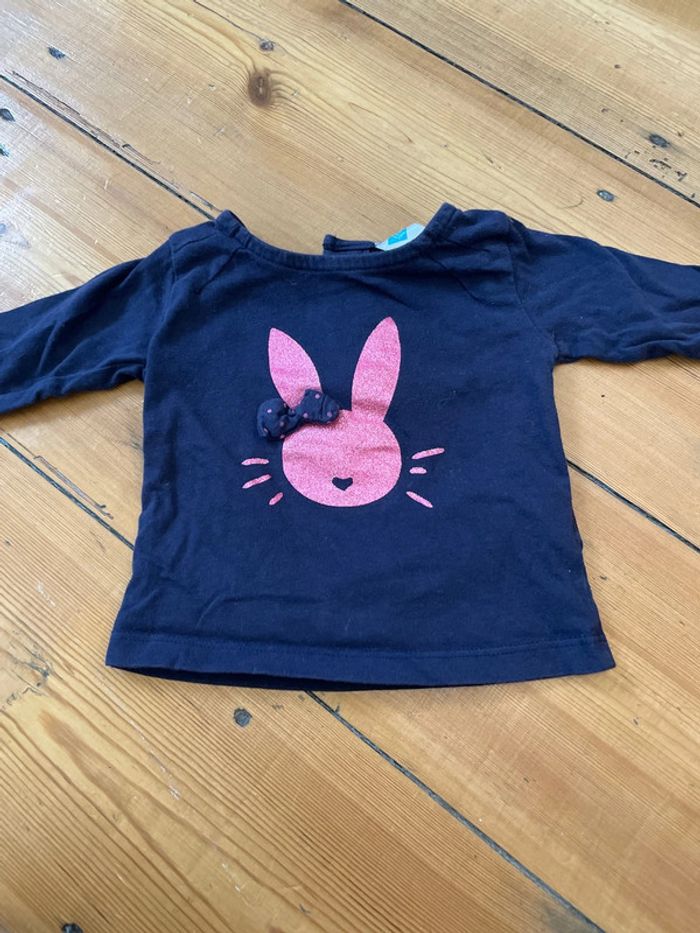 T-shirt lapin rose