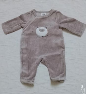 Tape a l oeil Tao pyjama velours mouton 50 cm