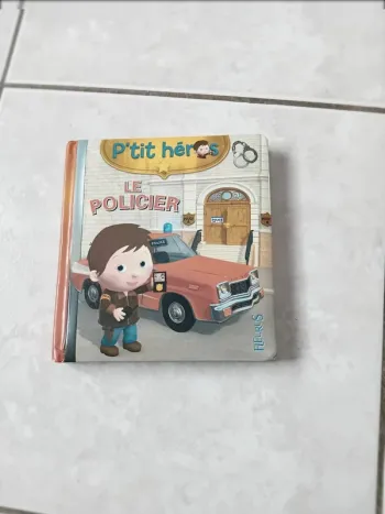 Livre p'tit héros le policier