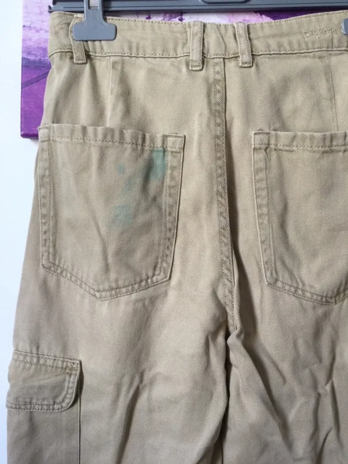 Jean cargo marron clair taille 36 - photo numéro 4