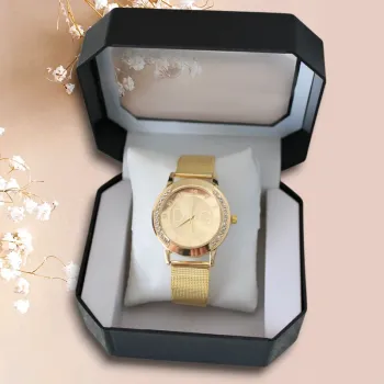 Montre chic dorée DQG
