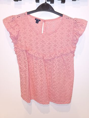 Blouse en broderie anglaise