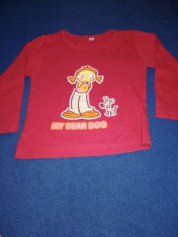Tee-shirt fille manches longues 3 ans