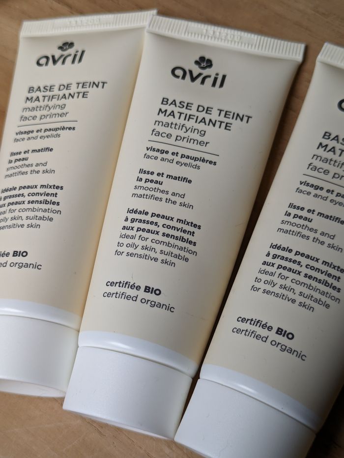 Lot de 3 bases de teint matifiante visage Avril Bio 30ml - photo numéro 4