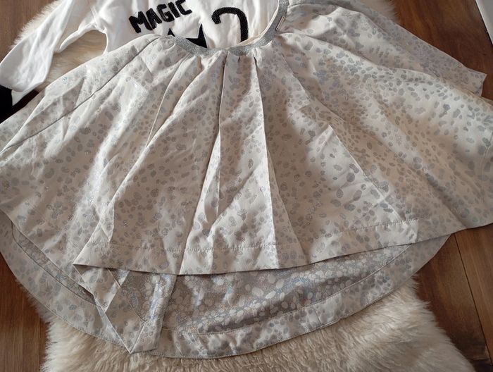 Ensemble fille jupe jpg jean Paul Gaultier junior + t-shirt orchestra 6 ans - photo numéro 5